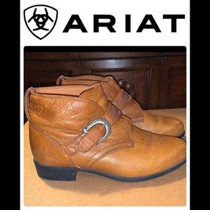 Ariat Brown Booties Size 7.5 Super Cute!!!